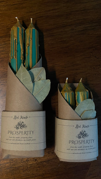 Prosperity Intention Candles