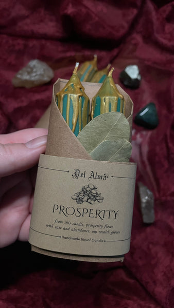 Prosperity Intention Candles