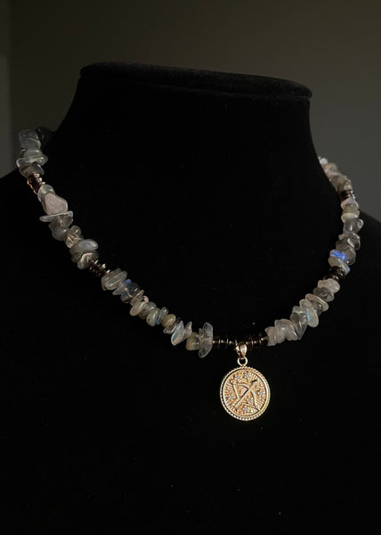 Sagittarius - Labradorite, Smokey Quartz