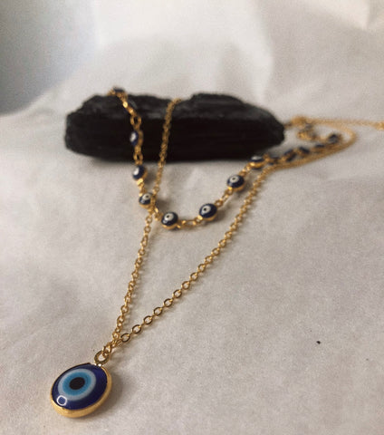 “Evil Eye” Necklace Set