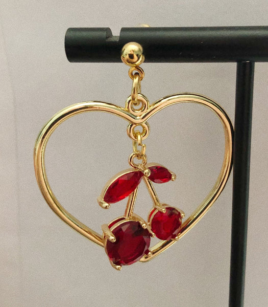 “My Cherry Amor” earrings