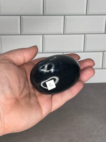 Orca Agate Pebble