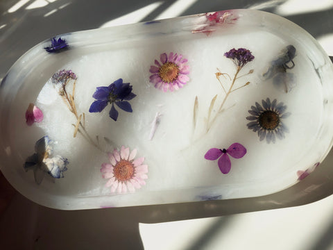 “Lavender Milk Bath” Tray